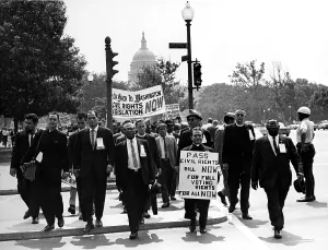 Mra18: Civil Rights demonstrators in Washington ?