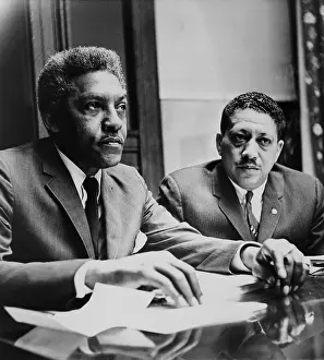 Rustin: Civil Rights leaders Bayard Rustin and Dr. ?
