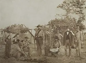 Pensacola: US Civil War, 1861. Confederate camp, Warrington