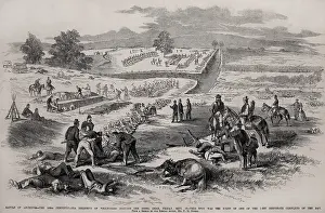 Sharpsburg: US Civil War. Battle of Antietam, also called