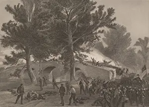 Sharpsburg: US Civil War. Battle of Antietam, also called
