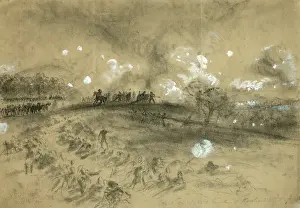 Waud: he Civil War. The Battle of Gettysburg. ?