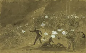 Waud: The Civil War. The Battle of Gettysburg. ?