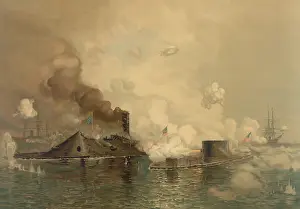 Ironclads: US Civil War, Battle of Hampton Roads, on