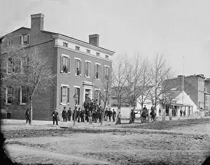 Commissary: The Civil War, clerks in front of office ?