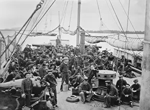 Sidewheel: US Civil War. The crew of the USS Mendota