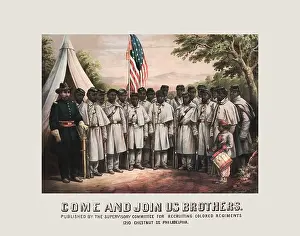 Recruiting: A Civil War era regiment of colored troops