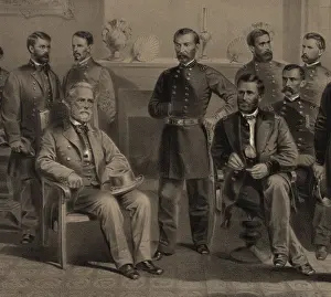 Wilmer: US Civil War. General Robert E. Lee surrendered