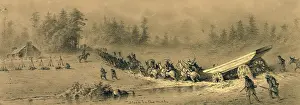 Teamster: The Civil War. Stuck in the mud;a pontoon ?