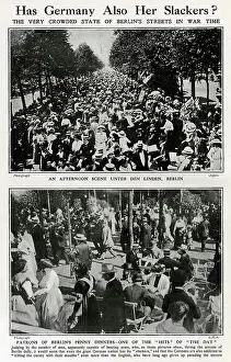 Slacker: Two civilian scenes in Berlin, WW1