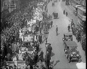 Continuous: Civilians Demonstrating in London Against Continuous