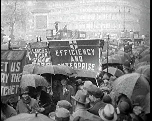 Continuous: Civilians Demonstrating in London Against Continuous