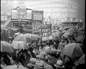 Continuous: Civilians Demonstrating in London Against Continuous