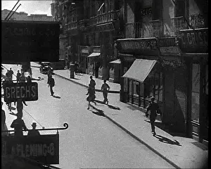 Shelters: Civilians in Malta Running to Air Raid Shelters