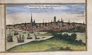 Hogenberg: Civitatis Orbis Terrarum. Rostock
