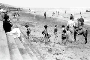 C1947: Clacton-on-Sea, Fun on the Beach c1947