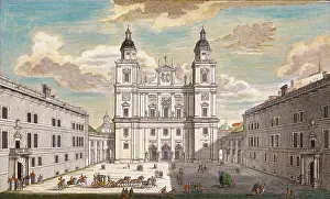 Domplatz: Cladding of the Cathedral with the Domplatz
