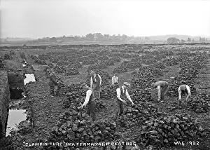 Peat: Clamping Turf in a Fermanagh Peat Bog