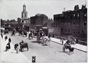 Clapham: Clapham Road, London 1896