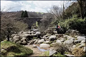 Boulders: Clapper Bridge, Dartmeet, Widecombe in the Moor, Teignbridge