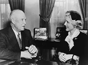 Boothe: Clare Boothe Luce (1903-1987) talking with ?