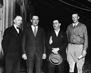 Chamberlin: Clarence Chamberlin, Lloyd Bertaud, Lieutenant Neville and C