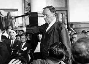Darrow: Clarence Darrow making his argument in the ?