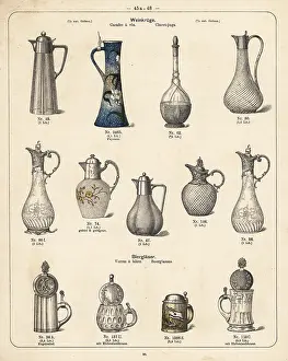 Wurttembergische: Claret jugs and beer glasses