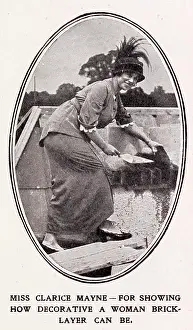 Jun20: Clarice Mayne laying the first brick of the Karsino