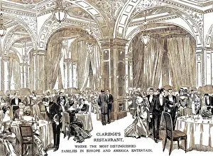Claridges: Claridge's restaurant, 1907