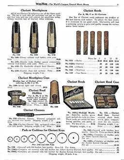 Mouthpiece: Clarinet accessories, Wurlitzer