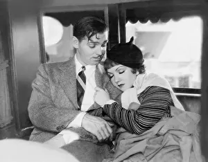 Colbert: Clark Gable and Claudette Colbert in It Happened One Night