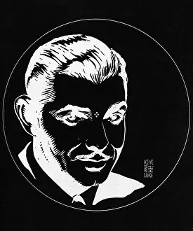 Keye: Clark Gable by Keye Luke