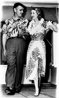 Heyday: Clark Gable and Sylvia Ashley on holiday