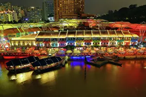 Illuminations: Clarke Quay in Singapore