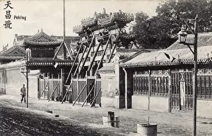 Propped: Third Class Railway carriage (wagon) to Beijing, China