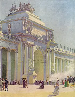 Illu: Classical Building. Chicago