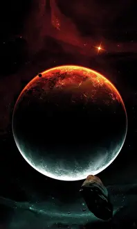 Cataclysm: Classical two colored space scene