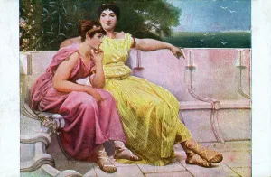 Lesbian: Two Classical Greek Women in love