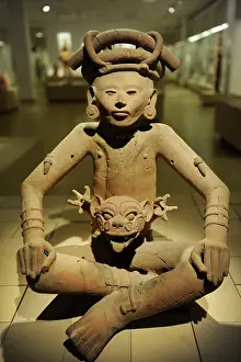 Conversion: Classical Veracruz culture. Mexico. Incense burner. Man-Jag