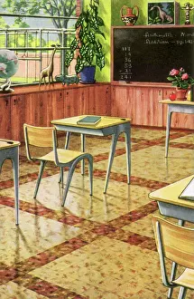 Instructing: An Empty Classroom