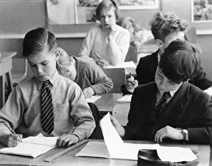 Tidy: Classroom scene at Hallfield School, Paddington