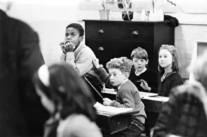 Sixtiesroger: Classroom scene in Handsworth, Birmingham