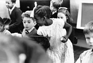 Sixtiesroger: Classroom scene in Handsworth, Birmingham