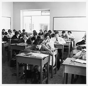 Nevill: Classroom scene, secondary school, 1960
