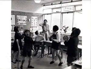 Impaired: Classroom scene with teacher and pupils