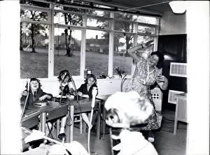 Impaired: Classroom scene with teacher and pupils