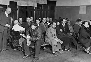 Willing: Classroom with unemployed, 1931