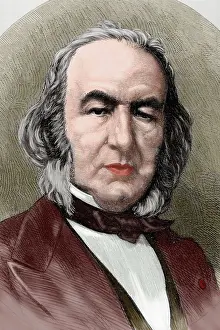 Weekly: Claude Bernard (1813-1878). Colored engraving