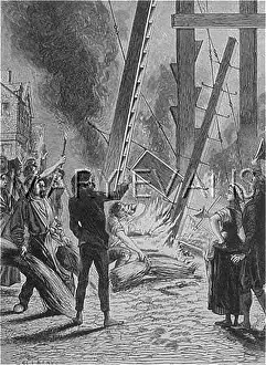 Chappe: Claude Chappe Telegraph Burnt by Mob